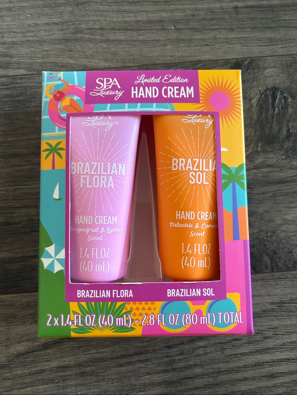 Spa Luxury Brazilian Collection Hand Cream Set NEW
